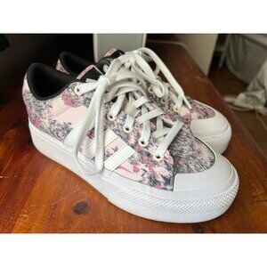 6.5 Adidas Bravada 2.0 pink and black women’s sneakers shoes